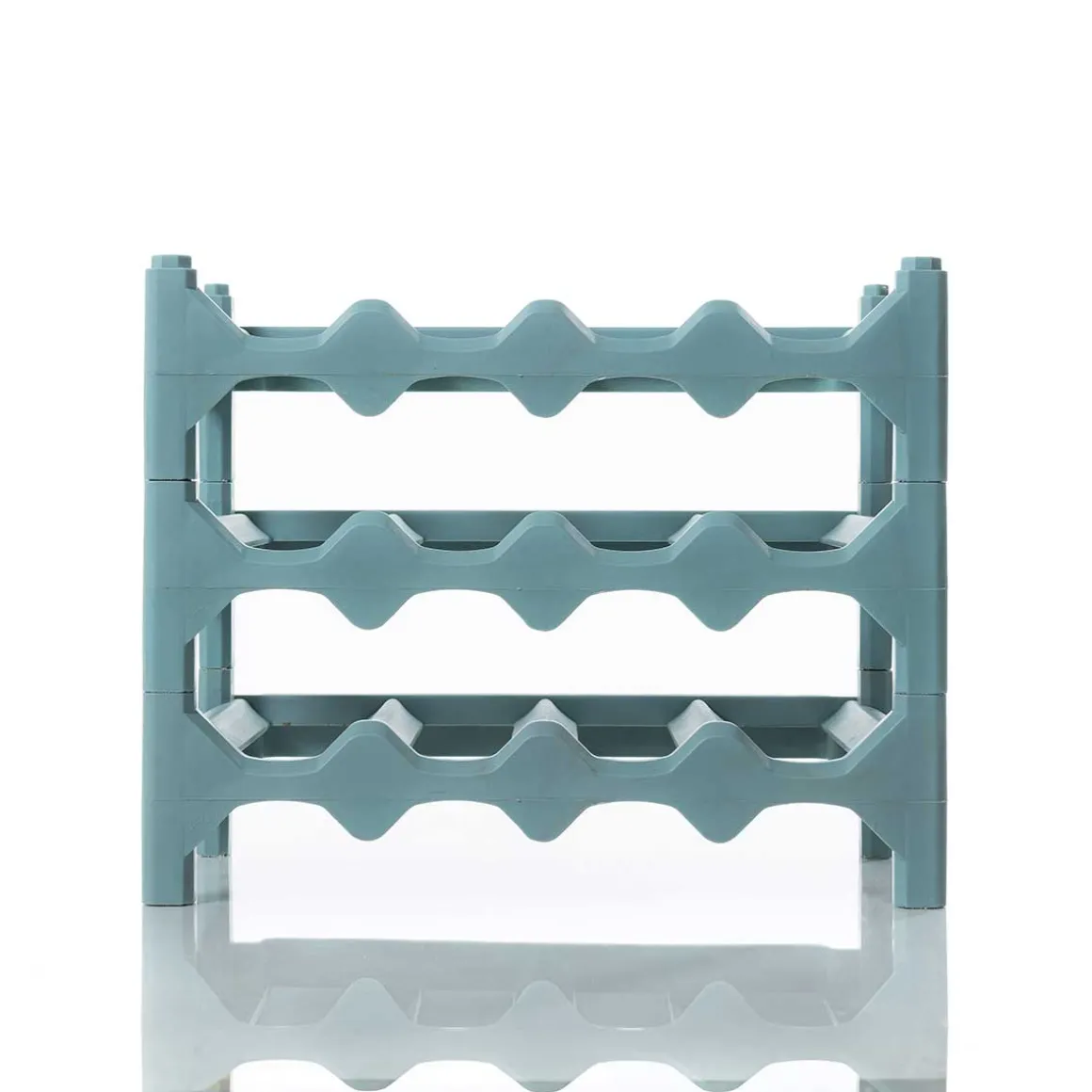 Botellero para 12 botellas azul