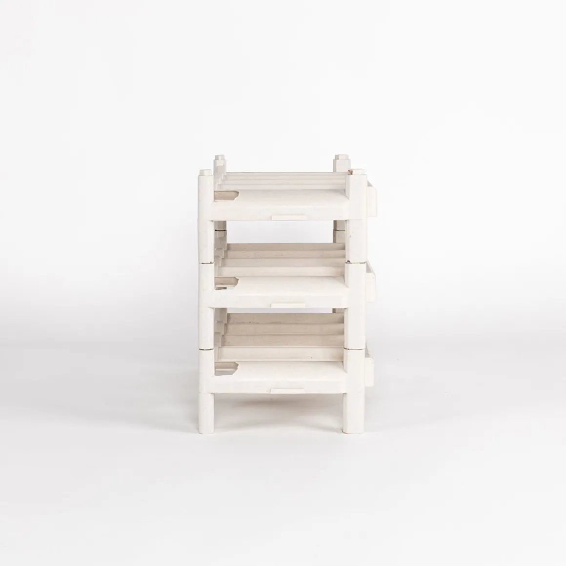 Botellero para 12 botellas beige