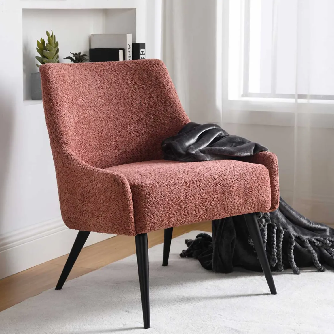 Butaca Ariel De Tejido Rosa