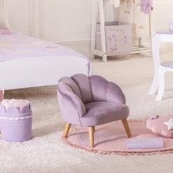 Butaca Concha De Mar Violeta Claro