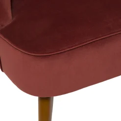 Butaca Naova Terracota De Terciopelo