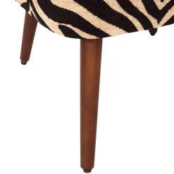 Butaca patrón cebra CHIARA 80cm