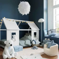 Butaca SKY tejido bouclé blanco