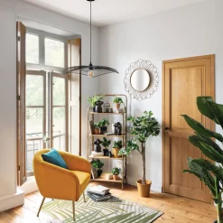 Butaca Solaro Slow Time Ocre De Terciopelo