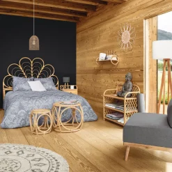 Cabecero Folk Ratán Beige