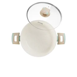 Cacerola Hera C/Tapa Vidrio 24Cm