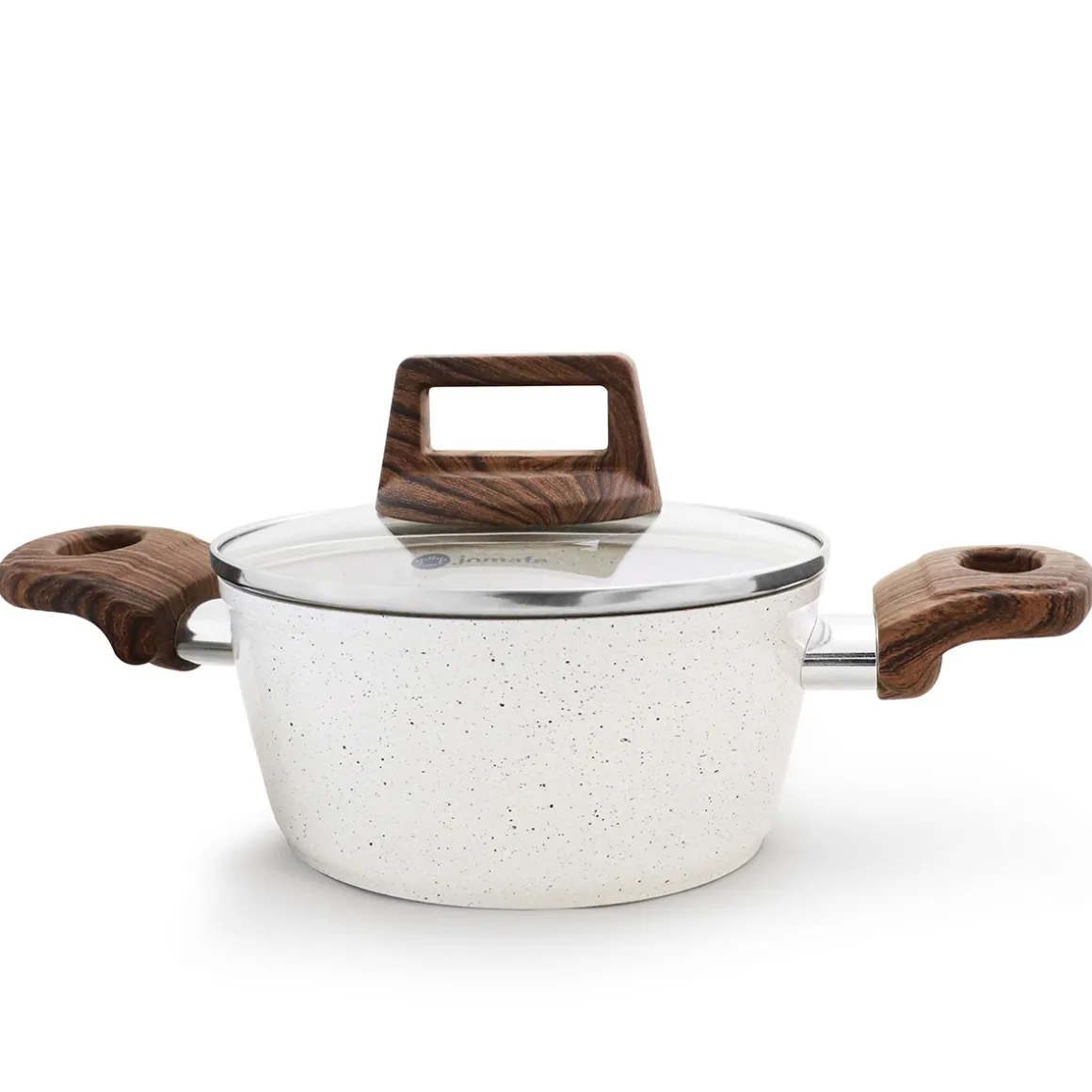 Cacerola Stonebright C/Tapa Vidrio 16Cm