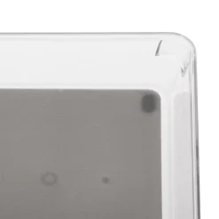 Caja de almacenaje con fondo gris 16x16cm