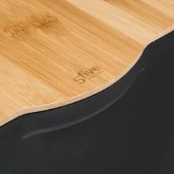 Caja De Almacenaje De Bambú Con Tapa 24L