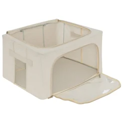 Caja de almacenaje DRESSY plegable con apertura