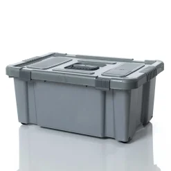 Caja de almacenaje EUROPA gris 40l