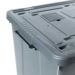 Caja de almacenaje EUROPA gris 70l