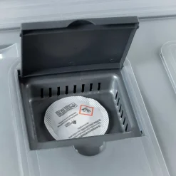 Caja de almacenaje EUROPA gris 110l