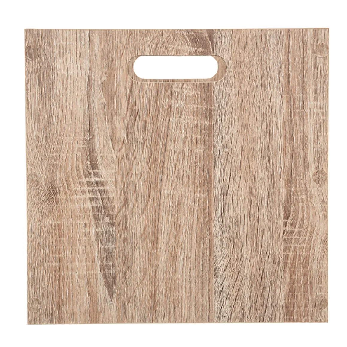 Caja de almacenaje roble natural 31x31Cm