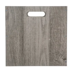 Caja de almacenaje roble gris 31x31Cm