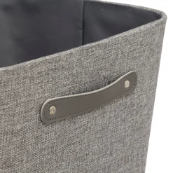 Caja de almacenaje ROUNDY gris 31x31cm