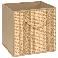 Caja de almacenaje STEMY beige 31x31cm