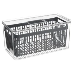 Caja de almacenamiento apilable 16.4x15x32.5cm