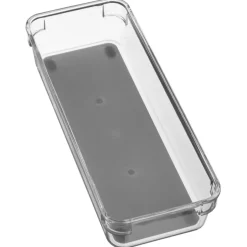 Caja de almacenamiento con fondo gris 9x23cm