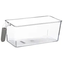 Caja de almacenamiento transparente con asas