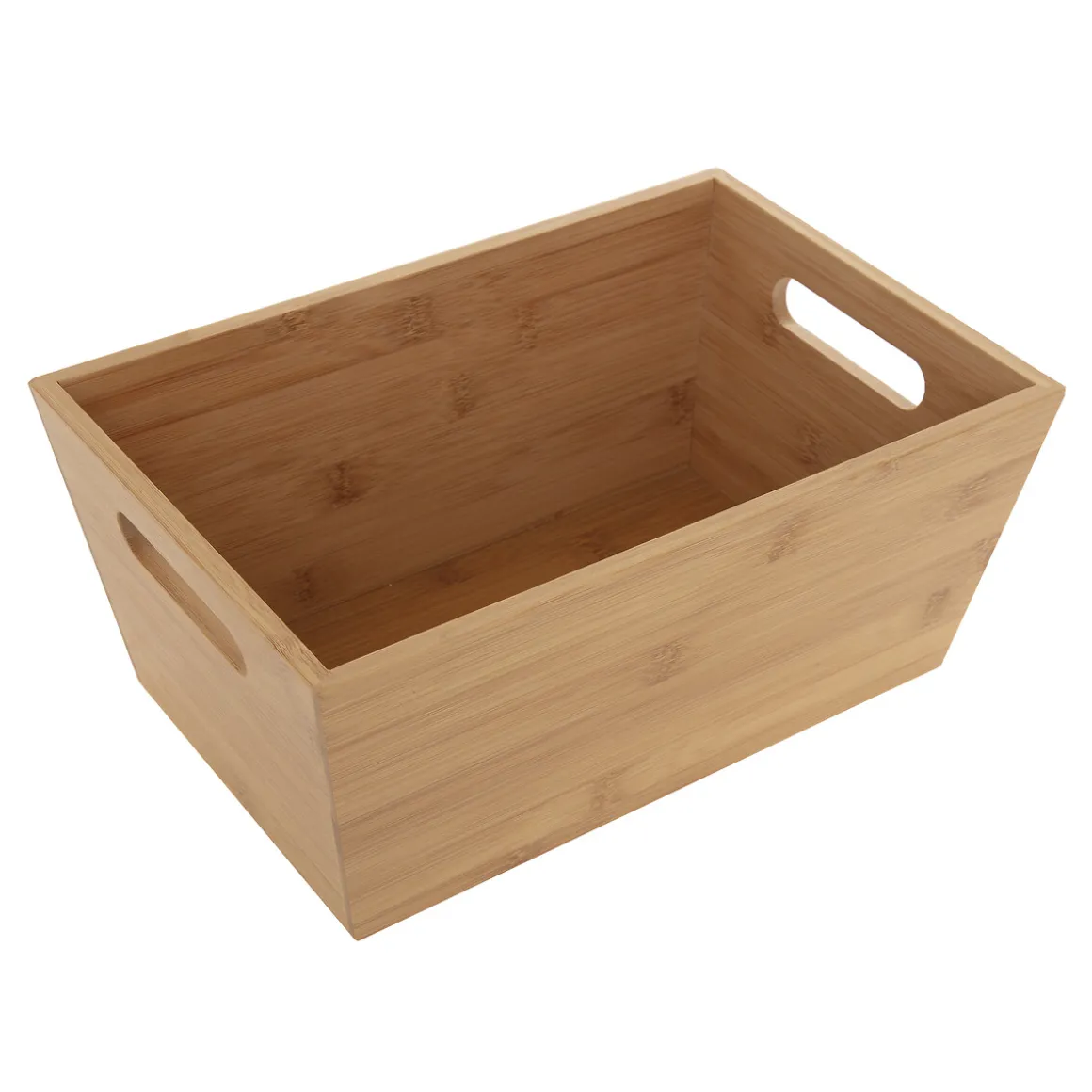 Caja De Bambú C/2 Asas 30x20x13Cm