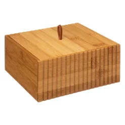 Caja De Bambú Para Algodones