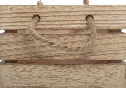 Caja De Madera Beige 35.2x25.1x15Cm