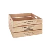 Caja De Madera Factory Natural 28x18x14Cm