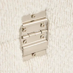 Caja decorativa CARLIE blanca 26x34x54cm