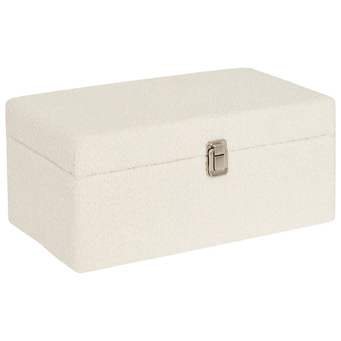 Caja decorativa CARLIE blanca 18x24x42cm