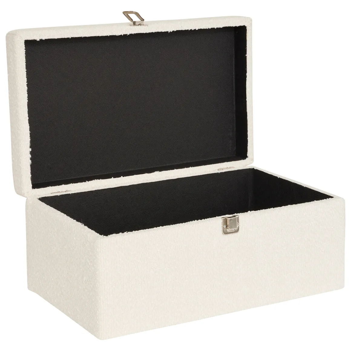 Caja decorativa CARLIE blanca 22x29x48cm