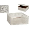 Caja Decorativa De Madera 16.5x19.5x8Cm
