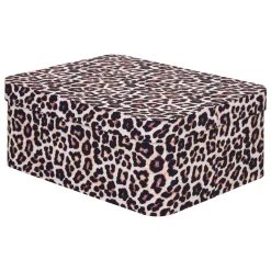 Caja decorativa leopardo 26x35cm