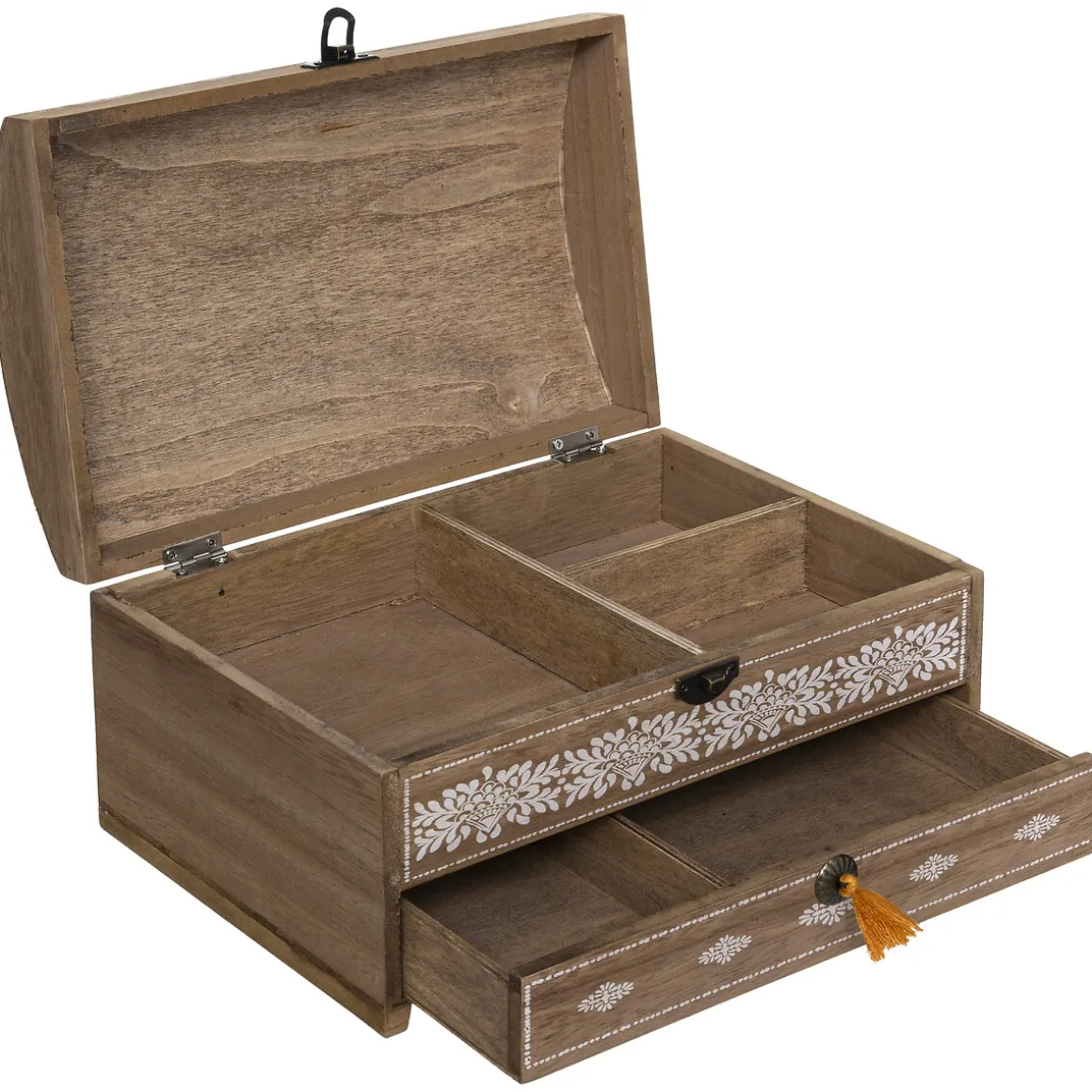 Caja decorativa marrón 25cm