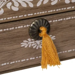 Caja decorativa marrón 25cm