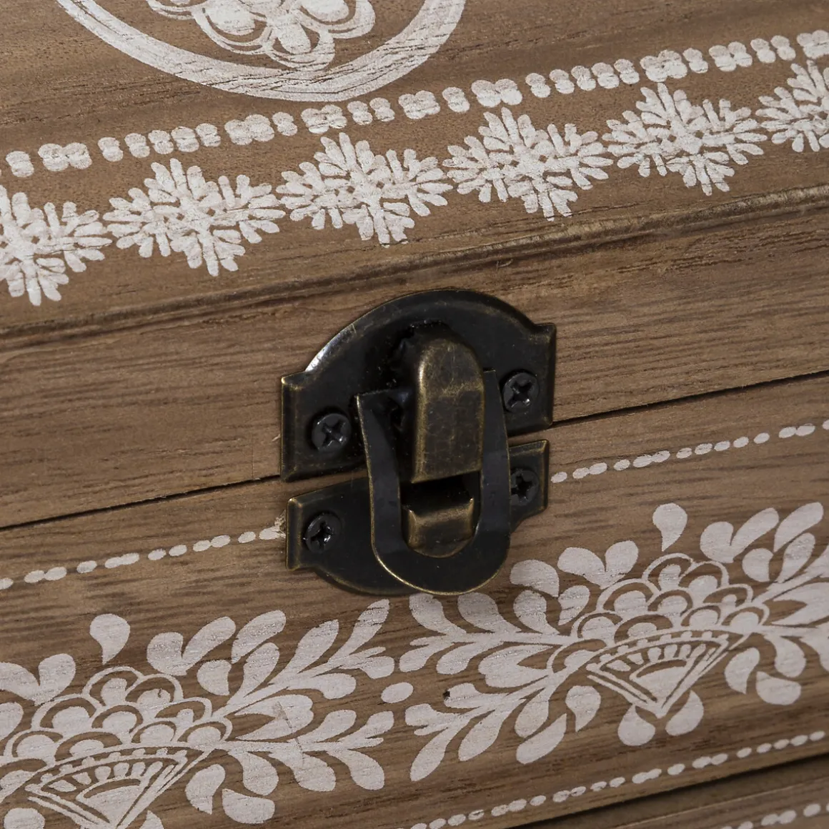 Caja decorativa marrón 25cm