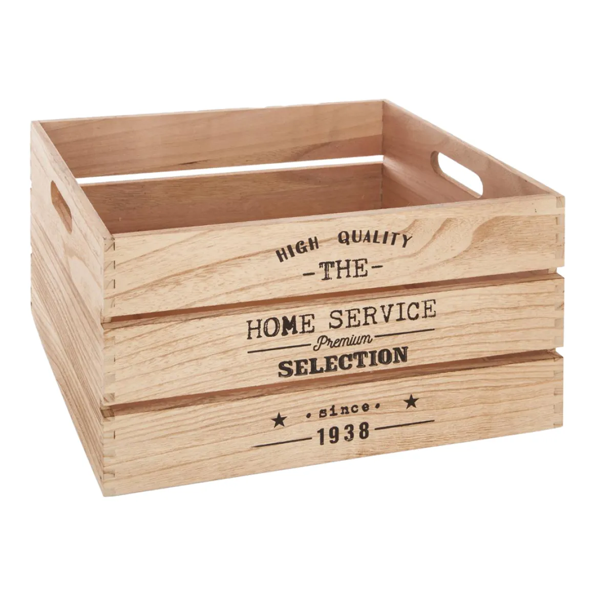 Caja Madera Factory 37x27x20Cm