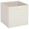 Caja organizadora TWEED beige 31x31cm