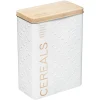 Caja P/Cereales Metal Scandi 17x9x24Cm
