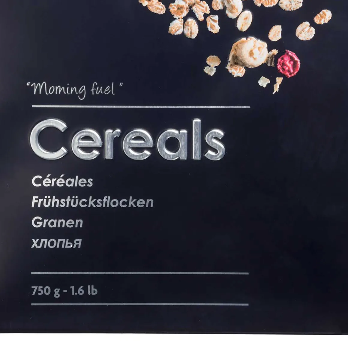 Caja P/Cereales Metálica C/Diseño