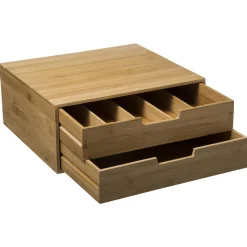 Caja P/Cápsulas Café Bambú C/2 Cajones