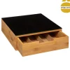 Caja P/Cápsulas Café De Bambú 30x30x10