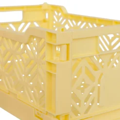 Caja plegable amarilla 30x20x11cm