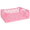 Caja plegable rosa 40x30x15cm