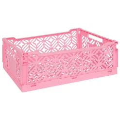 Caja plegable rosa 40x30x15cm
