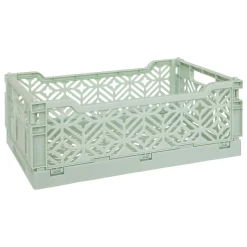Caja plegable verde 30x20x11cm