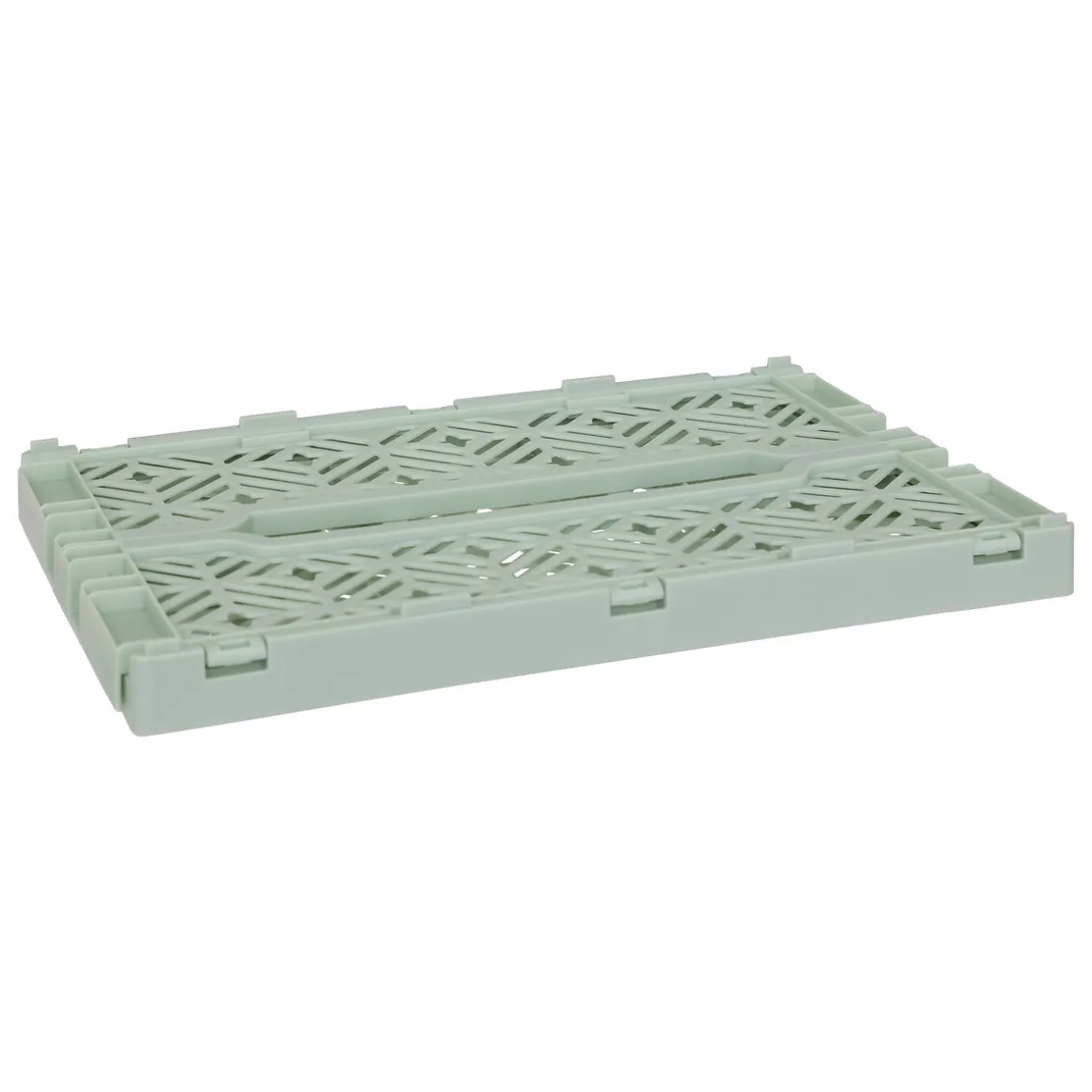 Caja plegable verde 30x20x11cm