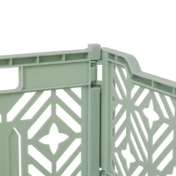 Caja plegable verde 40x30x15cm