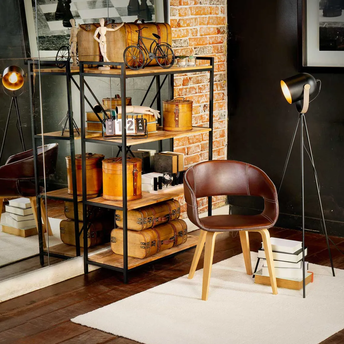 Calendario Vintage De Metal 27x14x12Cm