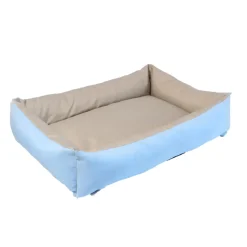 Cama Mascotas Azul Rect. Talla S 65x45Cm